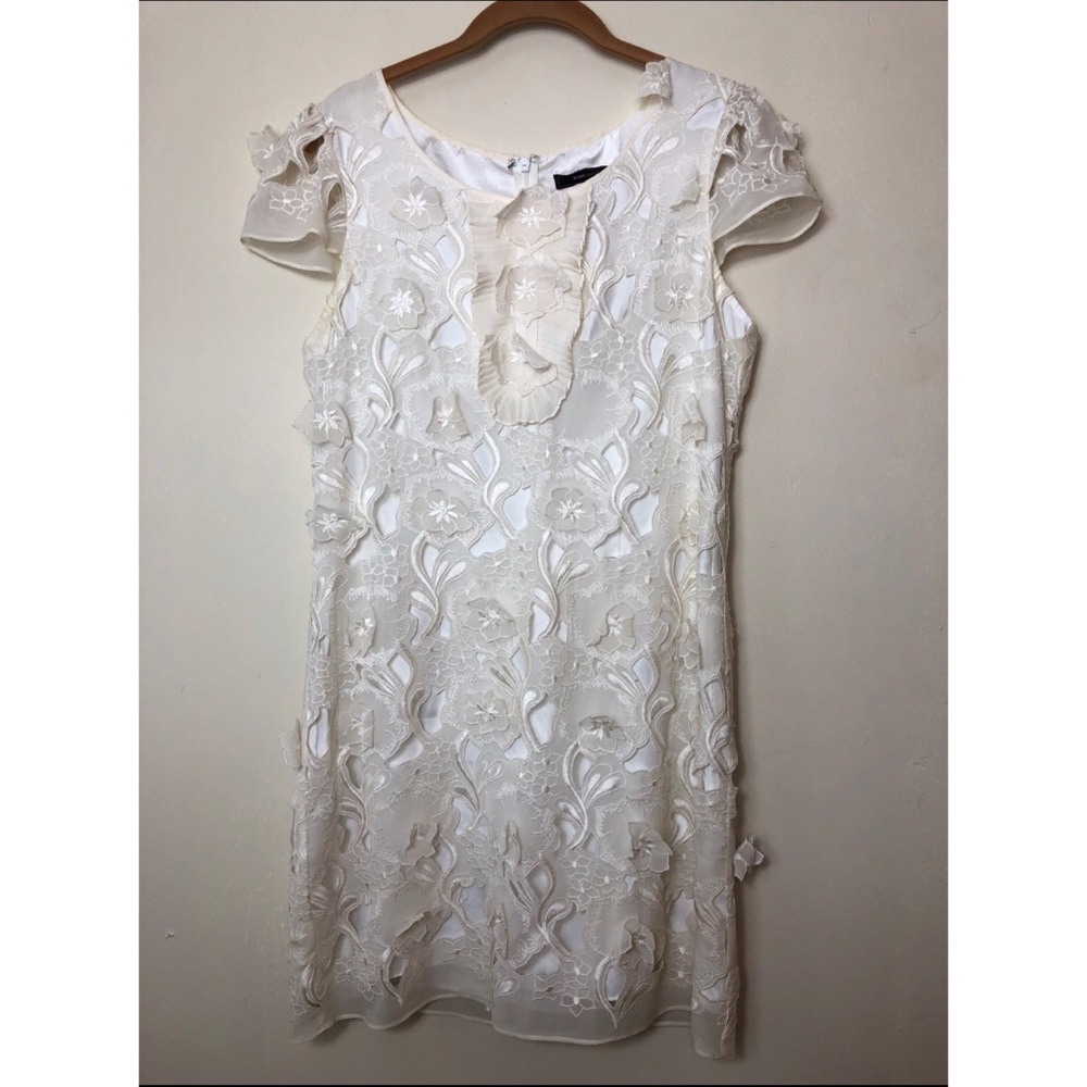 White lace BCBG dress